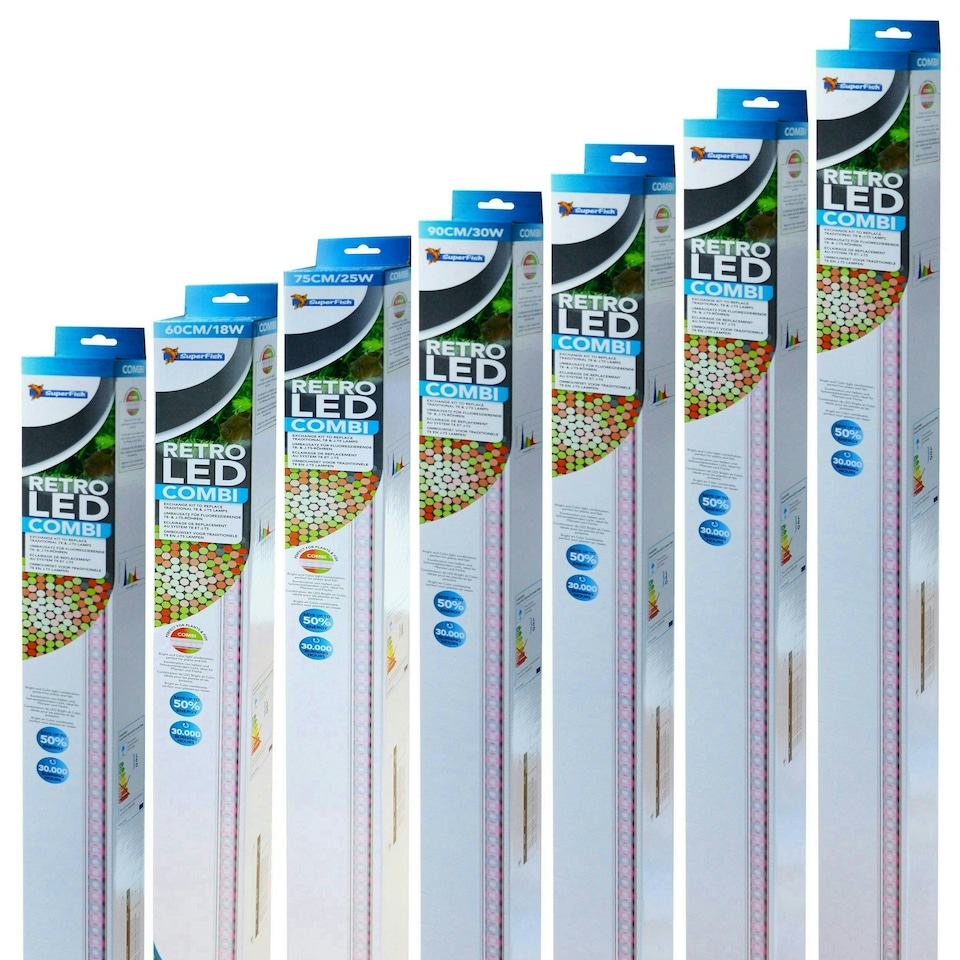 image 1 of Superfish Retro LED Combi (T8 & JT5) N/A | 120cm/36W