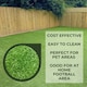 image 6 of 7mm Artificial Grass - 4m x 4m - Budget Fake Lawn Astro Turf | Green | 4m x 4m | 1