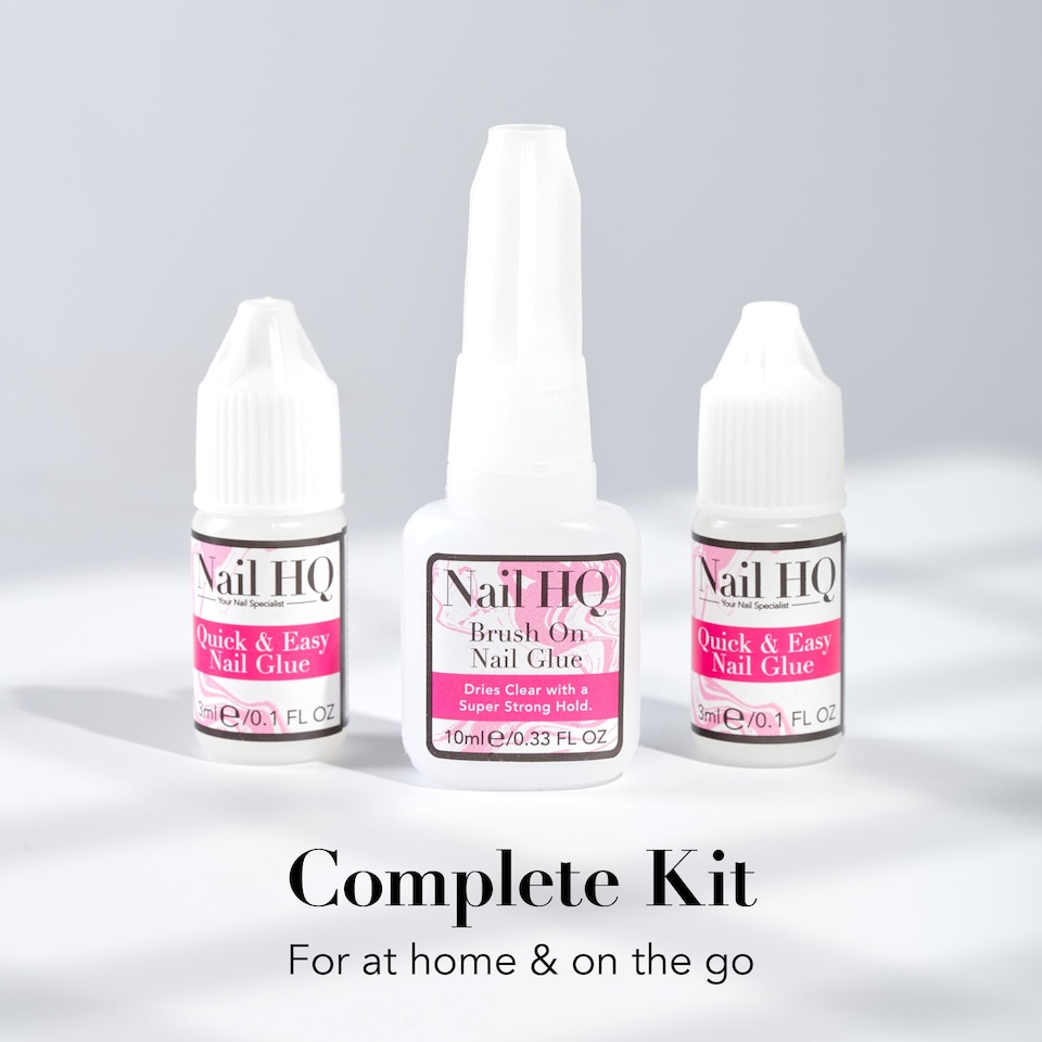 image 1 of Nail HQ Grip & Go Nail Glue Set