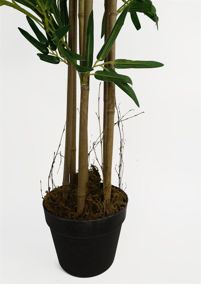 image 1 of 150cm (5ft) Artificial Bamboo Plants Trees - Natural Green | Green | 5ft