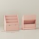 image 5 of AIYAPLAY Kids Bookshelf, Bookcase Toy Storage Organiser with 3 Tier Shelves, Drawer, for Bedroom, Nursery, Playroom, Classroom | Pink