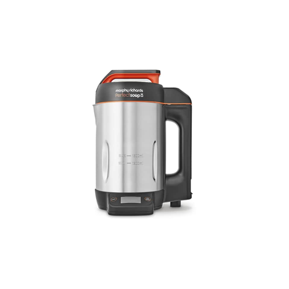 image 1 of Morphy Richards Perfect Soup Maker - Integrated Scales - 1.6L - Stainless Steel