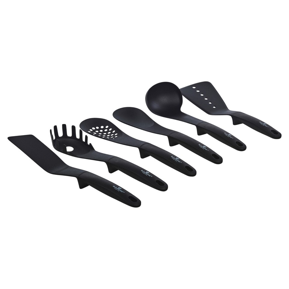 image 1 of 21 Pcs Blauman Cookware Pots Grill Pans with Soft Touch Handles & Kitchen Tool Set | Black | Black Matt | 21