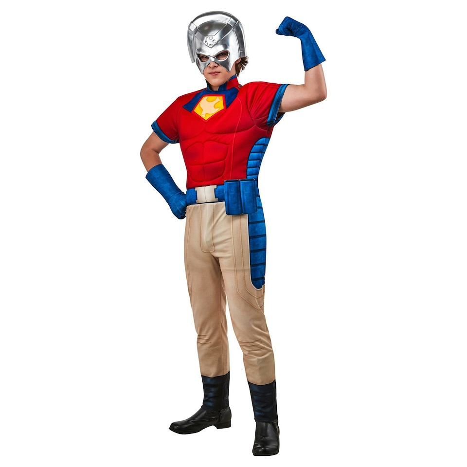 image 1 of Peacemaker Mens Costume - Red/Blue/Cream - S S
