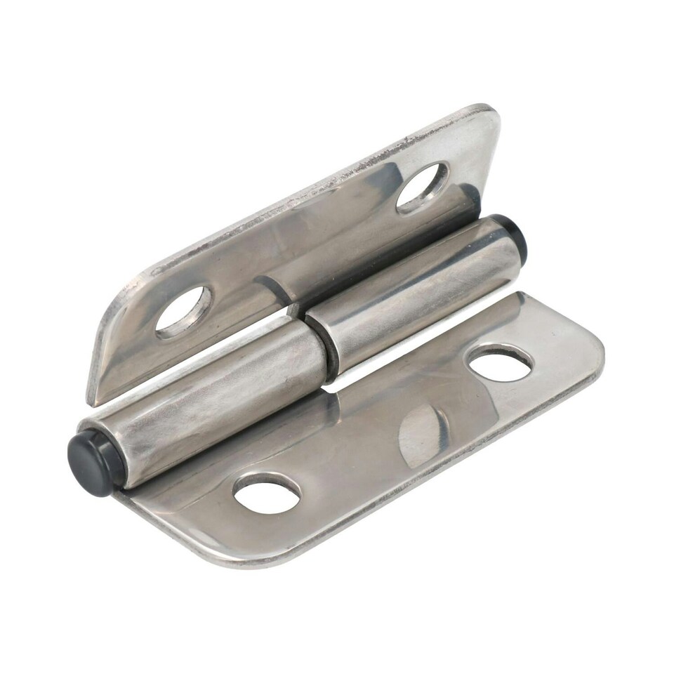 image 1 of Stainless Steel Lift Off Leaf Hinge Right 76x100mm Heavy Duty Door Hatch Silver