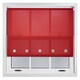 image 3 of FURNISHED Roller Blinds Daylight Round Eyelet Light Filtering Easy Fit Trimmable Window Blind | Red | Red | (W) 195cm x (L) 165cm