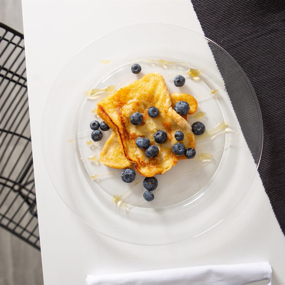 image 1 of Duralex Lys Extra Large Glass Plates - Tempered, Heat Resistant - 280mm - Pack of 6 | Clear | Clear