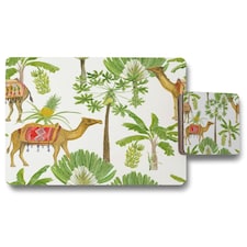 Camels & Palm Trees (Placemat & Coaster Set)