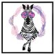 image 2 of Pink zebra (Picture Frame) Grey | M