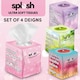 image 5 of Splesh 3-Ply Facial Tissues Ultra Soft 24 Cube Boxes (1344 Total) Bulk Pack