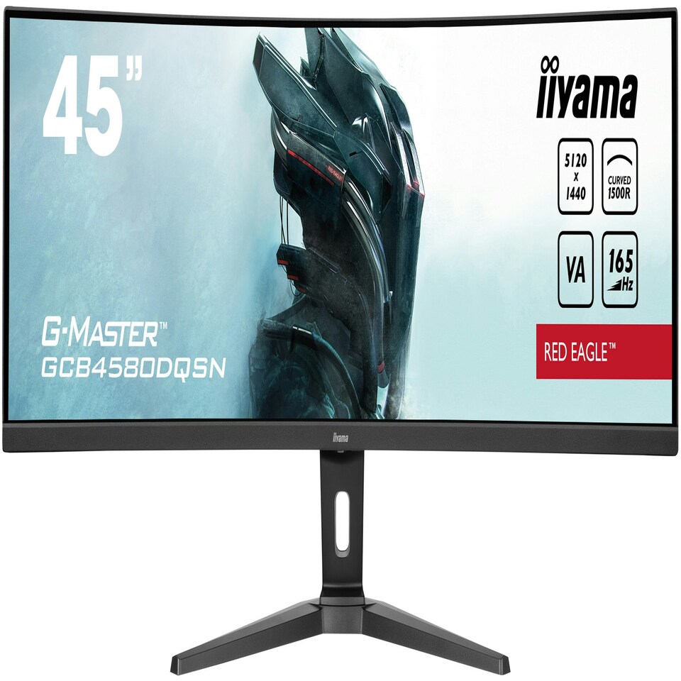 image 1 of iiyama G-MASTER RED EAGLE CURVED computer monitor 114.3 cm (45") 5120 x 1440 pixels Dual QHD LED Black