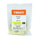 image 2 of Timco - Hinge Bolt - Electro Brass (Size 48mm - 2 Pieces)