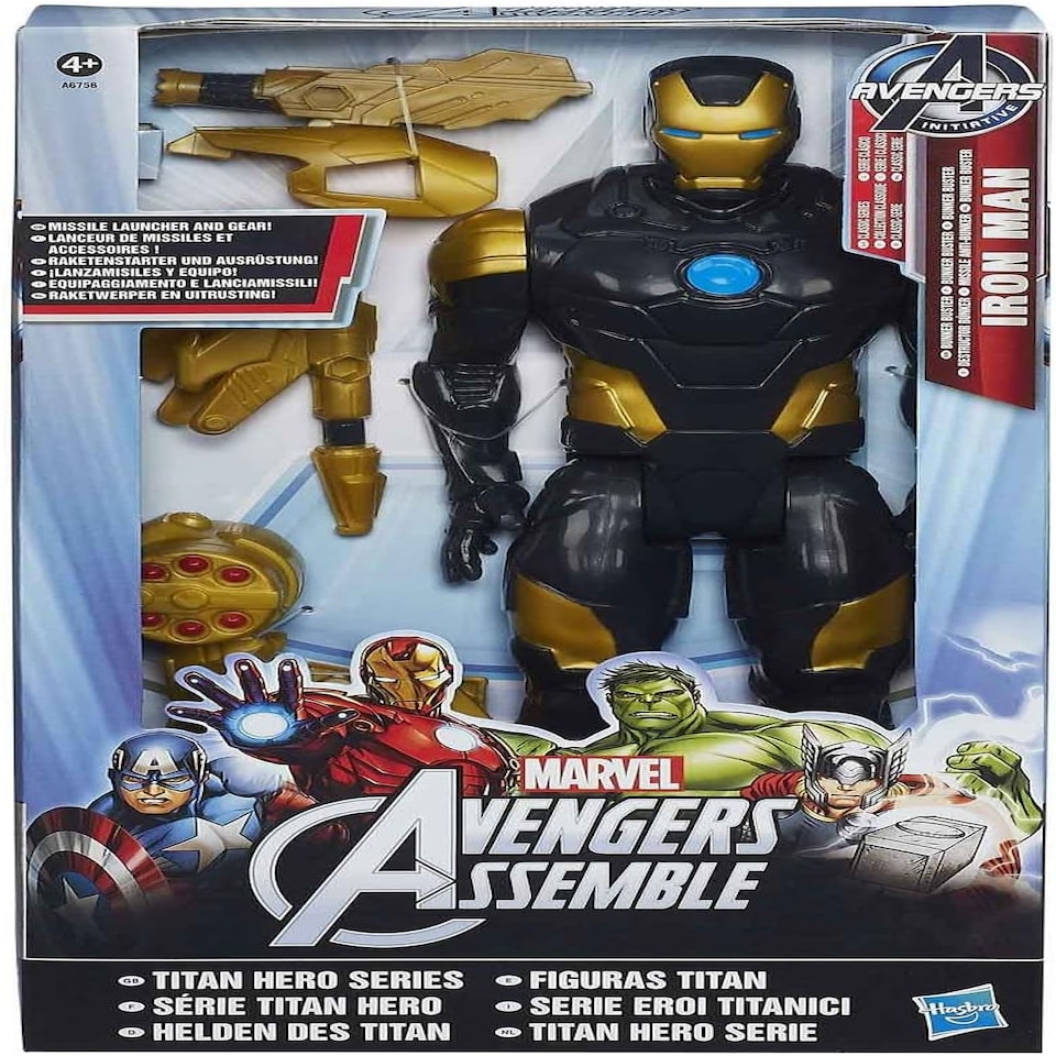 image 1 of Marvel Titan Hero Series - Gold Iron Man