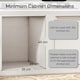 image 5 of HOMCOM Under-Sink Kitchen Trash Bin, 2 Removable Recycling Containers, Grey