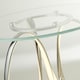 image 3 of DECORATIVE LED SIDE TABLE WITH GLASS TOP
