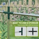 image 4 of Outsunny Fruit Cage, Plant Protection Tent, 1.2 x 3.6 x 1.9m, Green