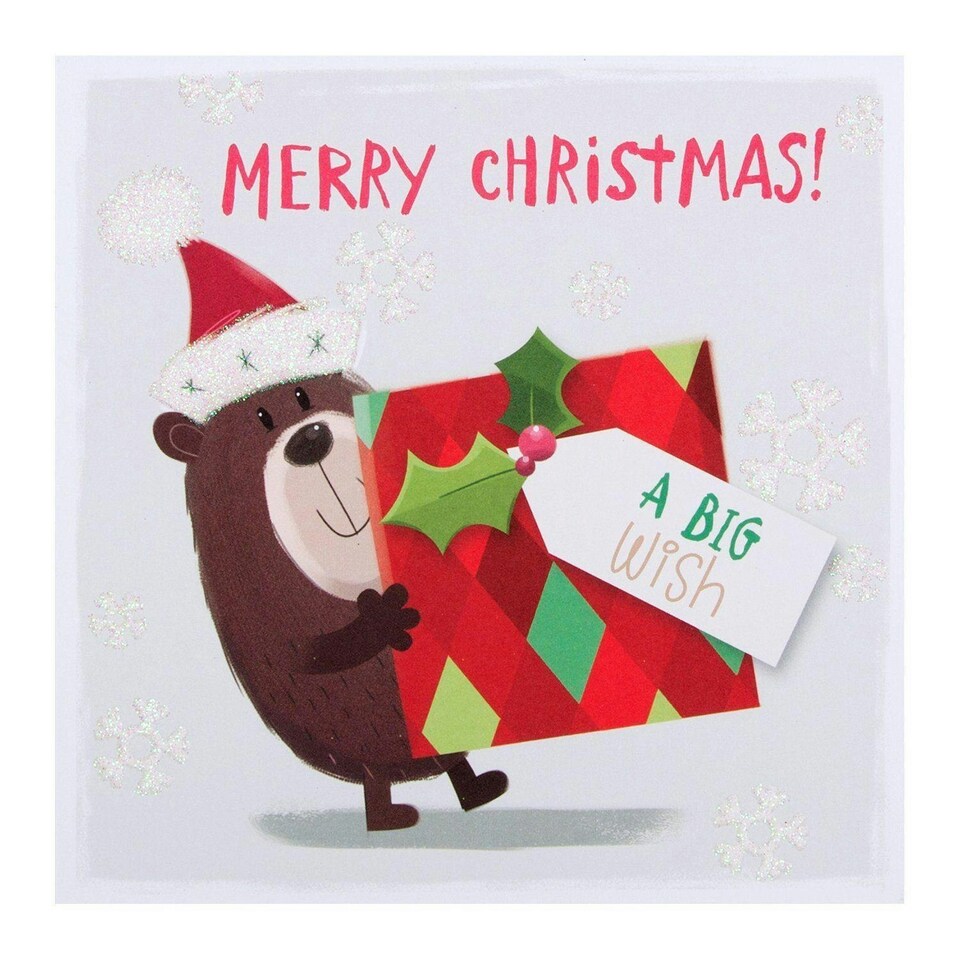 image 1 of Charity Christmas Card Pack 'Big Wish' 10 Cards, 1 Design