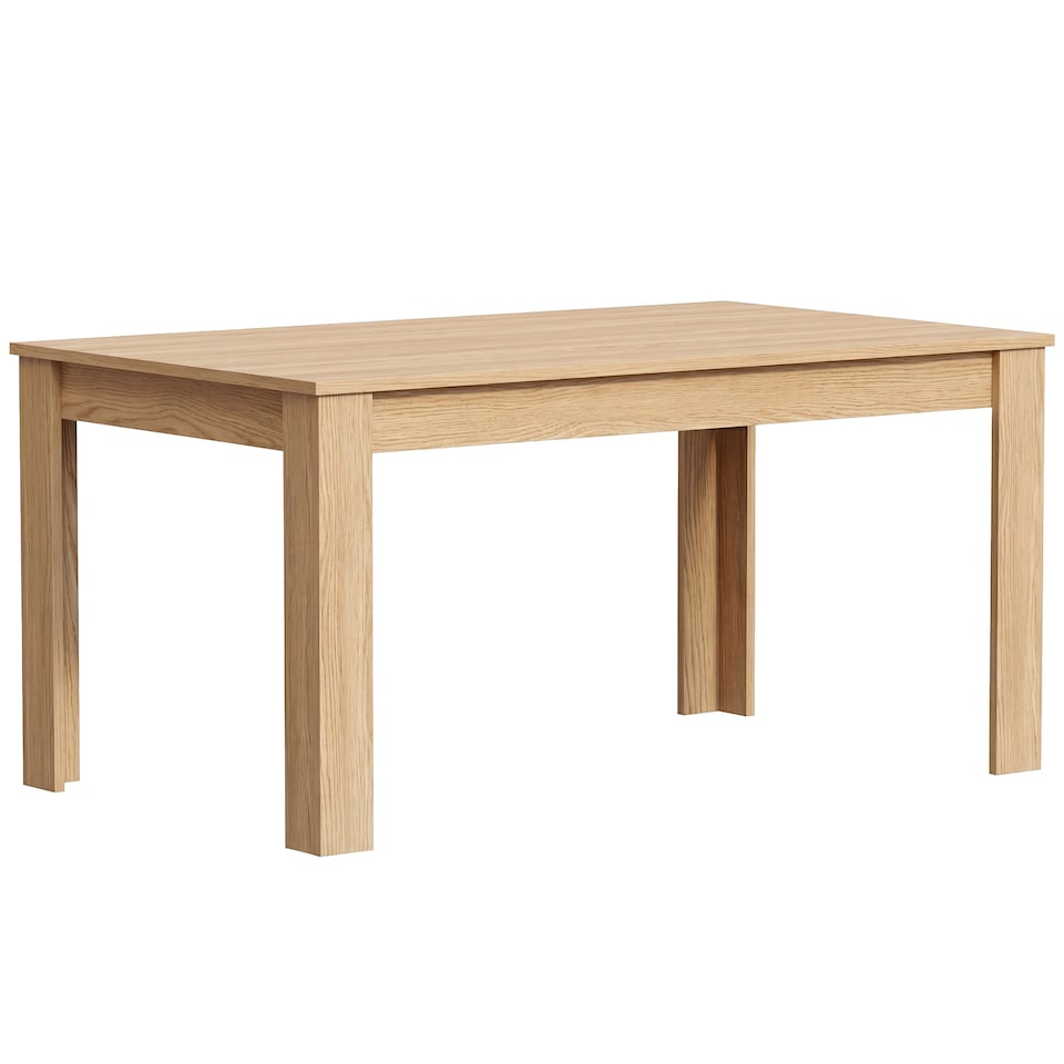 image 1 of Vida Designs Medina 6 Seater Large Family Dining Room Table - Oak