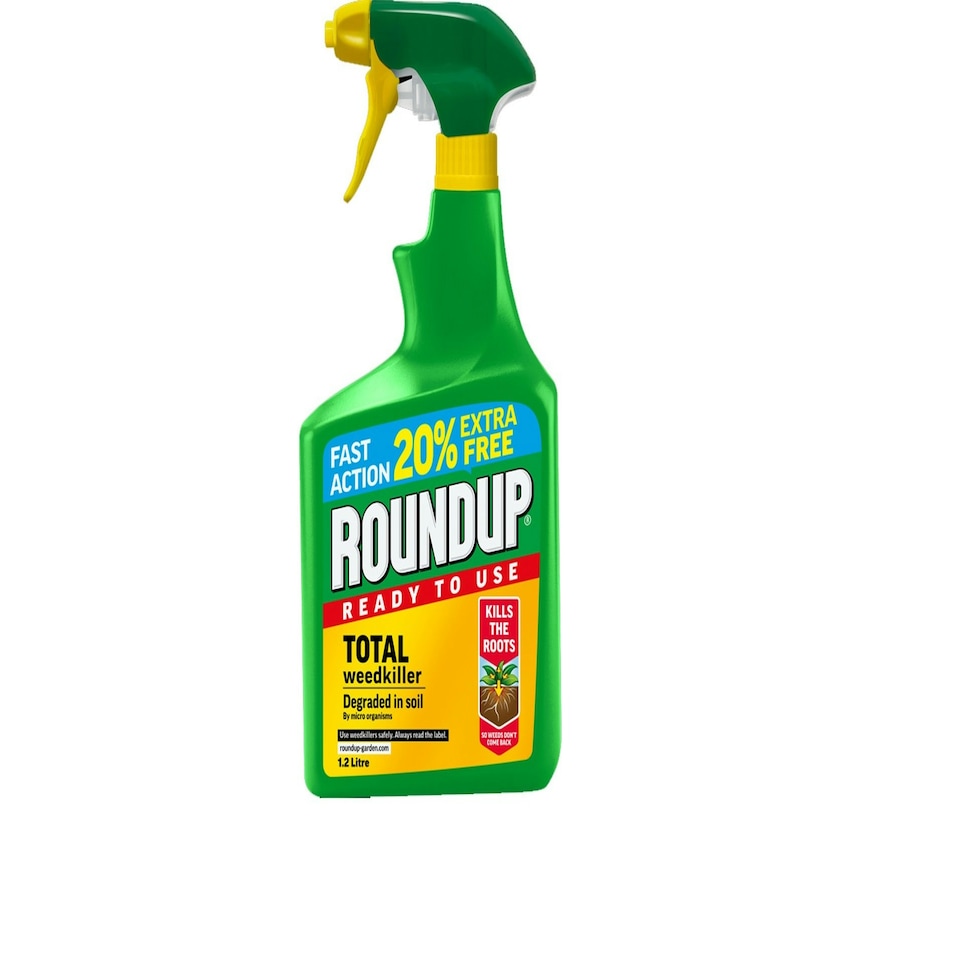 Roundup Total Ready To Use Weedkiller - 1L +20% Free (1.2L)