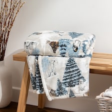 Furn Arcticus Christmas Fleece Throw