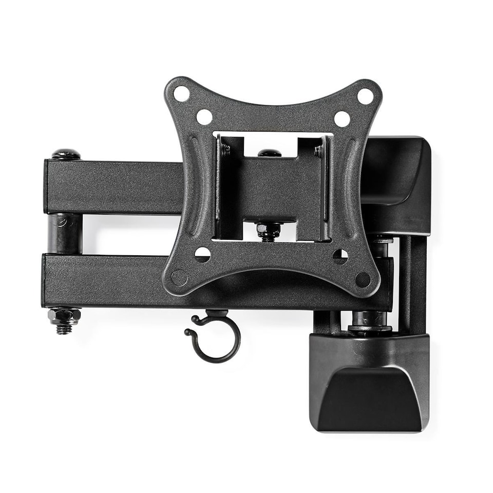 image 1 of Nedis Full Motion TV Wall Mount 13-27 Inch Swivel Tilt Bracket, 180° Rotation, Extendable Arm 350mm, VESA Compatible, 15kg Capacity