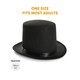 image 5 of Skeleton Costume - with Top Hat | Black | XL