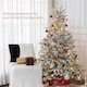 image 4 of HOMCOM 6 Ft Artificial Christmas Tree with Realistic Snow Branches, LED Lights