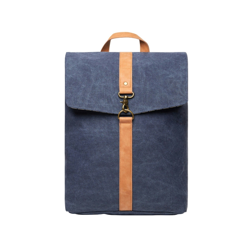 image 1 of Vinga Bosler Recycled Canvas 17L Backpack - Navy - One Size | Blue