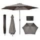 image 8 of Samuel Alexander 2.7m Havana Garden Patio Parasol with Crank Handle in Grey | Grey | Grey