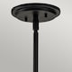 image 2 of Hinkley Somerset Globe Pendant Ceiling Light Black