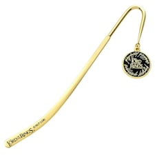 The Lord Of The Rings Logo Bookmark - Gold/Black - One Size