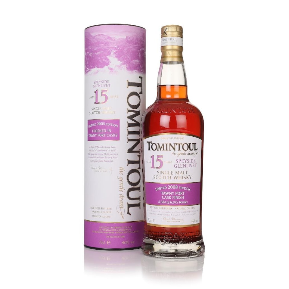 image 1 of Tomintoul - Small Batch Tawny Port Cask Finish Speyside Single Malt Scotch 2008 15 year old Whisky | Multi | Whisky | 1