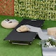 image 2 of Outsunny Lightweight Camping Cot Portable Compact Sleeping Bed w/ Carry Bag