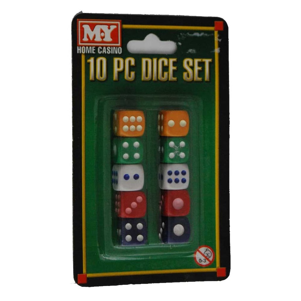 MY Games 10 Piece Dice Set