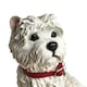 image 3 of Large Realistic Sitting West Highland Terrier Westie Dog Figurine, By Leonardo