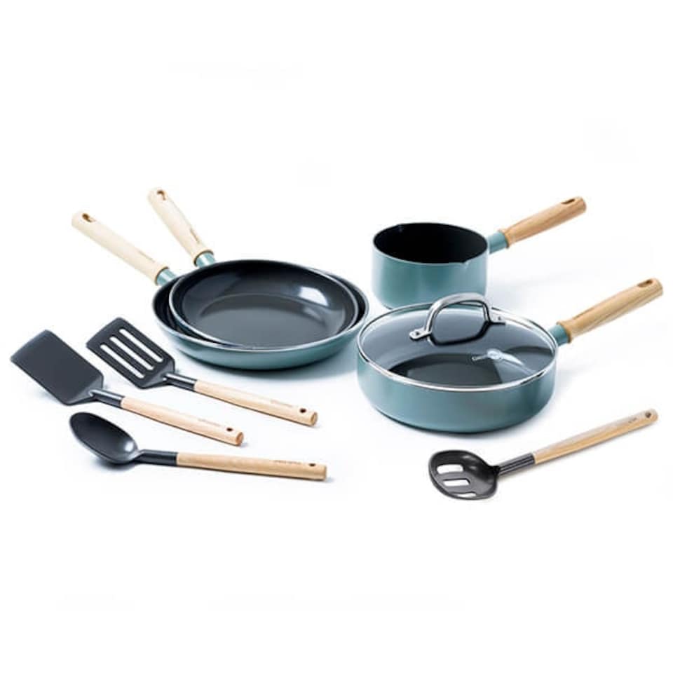 image 1 of GreenPan Mayflower Non-Stick 9 Piece Cookware Set