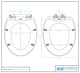 image 3 of Harbour Housewares Round Soft Close Toilet Seat - White | White | White