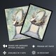 image 2 of 18th Century Monument Design Watercolour Schouman Wall Art Poster Print 12X16"