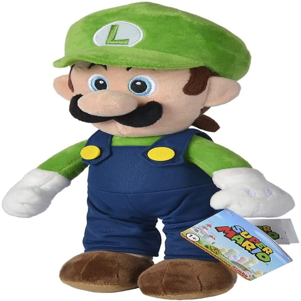 image 1 of Super Mario Luigi Plush (30cm)