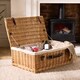 image 2 of Light Wash Wicker Hamper Basket