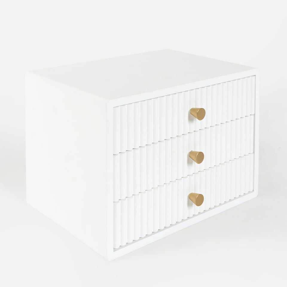 image 1 of OHS Ribbed Desktop Drawers Organiser Cabinet Storage
