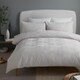 image 1 of Serene Embossed Geo Duvet Cover Set Grey
