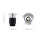 image 7 of ValueLights 10 Pack IP67 Rated 15mm White LED Round Decking Kitchen Plinth Lights Kit