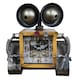 image 1 of Gifts Direct 2 U Square Industrial Robot Quartz Shelf Clock