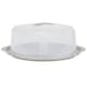 image 1 of Clear Durable Plastic Round Cake Box With Airtight Lids & Carry Handles Keeps Cakes Fresh
