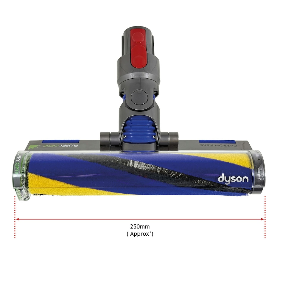 image 1 of SPARES2GO Fluffy Optic Cleaner Head For Dyson Gen5detect SV23 Absolute 972417-01