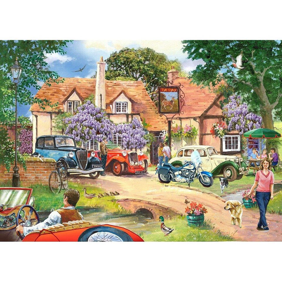 image 1 of The House of Puzzles, Pub Lunch - BIG 250 Piece Jigsaw Puzzle