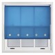 image 3 of FURNISHED Roller Blinds Daylight Round Eyelet Light Filtering Easy Fit Trimmable Window Blind | Blue | Teal | (W) 95cm x (L) 165cm