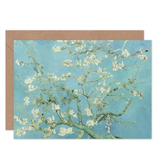 Van Gogh Almond Blossoms Floral Painting Greeting Card