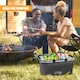 image 9 of GEEZY Insulated Cooler Bag and Folding Picnic Basket Grey 35L